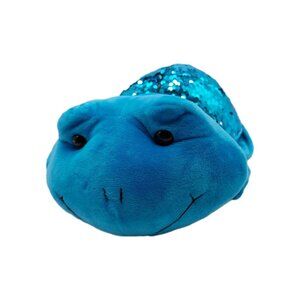 Happy Blue Turtle Sequins Plush Destin Fl On Stomach